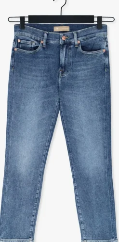 7 FOR ALL MANKIND e straight leg jeans roxanne anke blauw Best