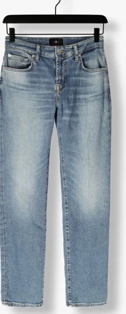 7 FOR ALL MANKIND e straight leg jeans calie straight fancy blauw Outlet