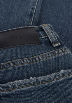 7 FOR ALL MANKIND e straight leg jeans logan stovepipe blaze with raw cut hem blauw Online