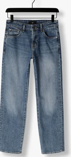7 FOR ALL MANKIND e straight leg jeans calie straight jasper blauw Sale