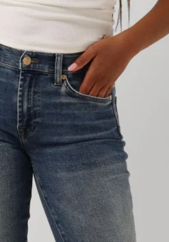 7 FOR ALL MANKIND e straight leg jeans roxanne blauw Hot