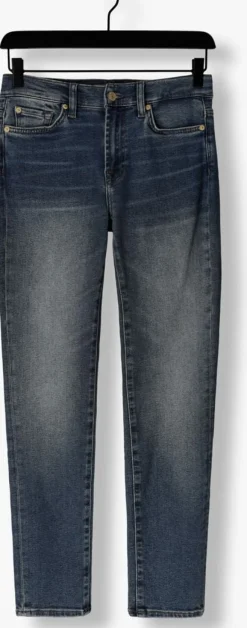 7 FOR ALL MANKIND e straight leg jeans roxanne blauw Hot