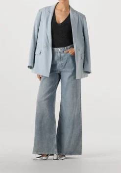 AAIKO e wide jeans charly denim blue co 687 blauw Clearance