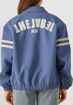 ALIX THE LABEL e jack ladies woven sport bomber blauw Discount