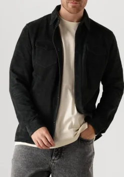 ALTER EGO e leren jas robert blauw New