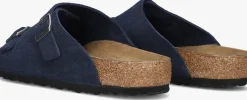 BIRKENSTOCK e slippers zurich bs blauw Outlet