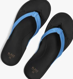 BLASZ e teenslippers bella 2402 blauw Outlet