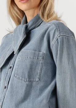 CLOSED e blouses scarff shirt blauw Outlet