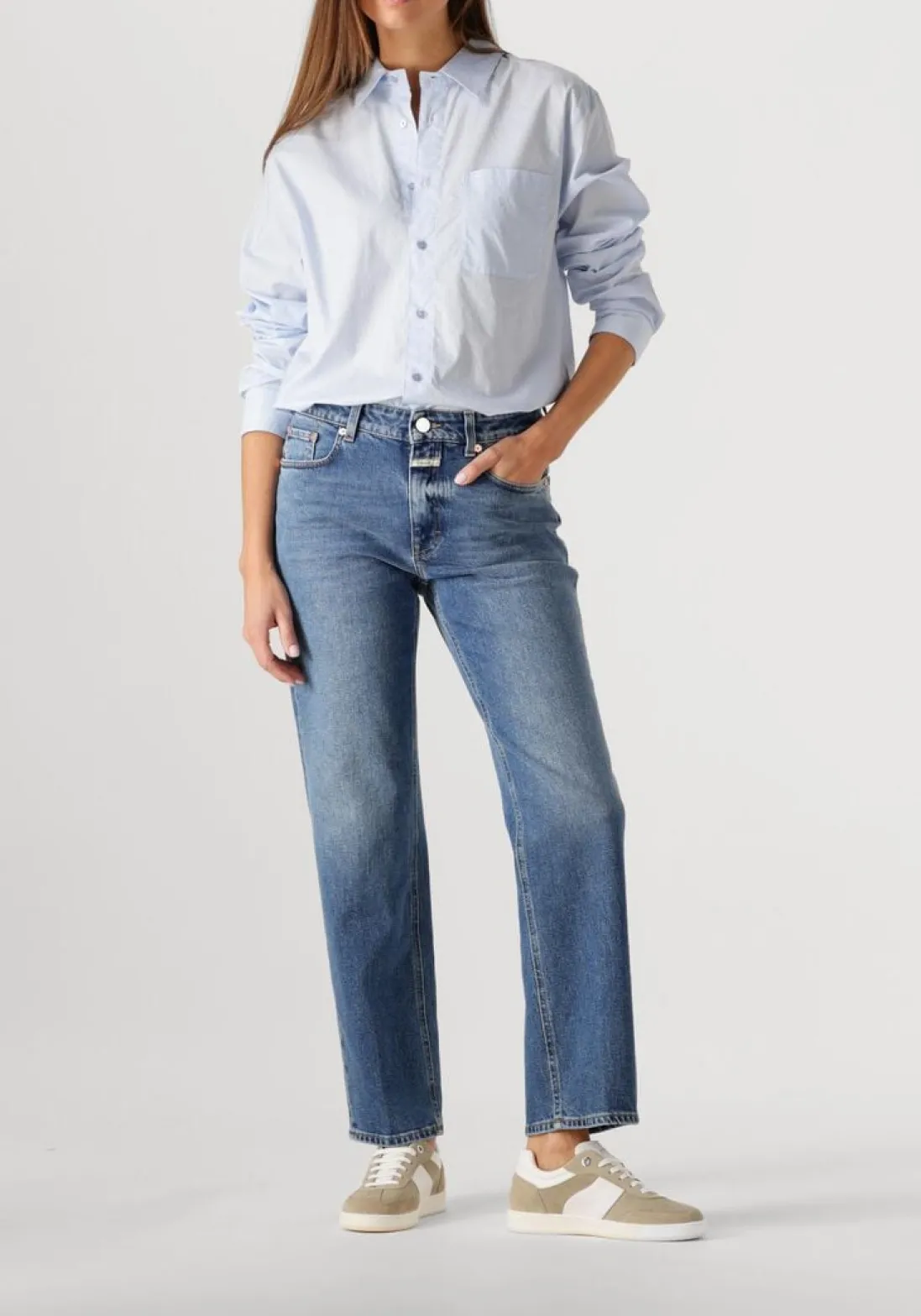 CLOSED e straight leg jeans milo blauw Sale