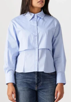 CO'COUTURE e blouses sandy double layer shirt blauw New