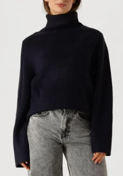 CO'COUTURE e coltrui row rib rollneck blauw Online