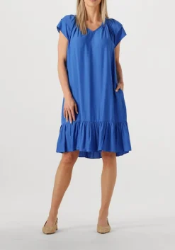 CO'COUTURE e mini jurk sunrise cropped dress blauw Best