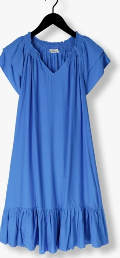 CO'COUTURE e mini jurk sunrise cropped dress blauw Best