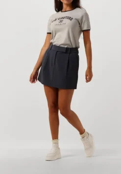 CO'COUTURE e minirok vola cropped pleat skirt blauw Best