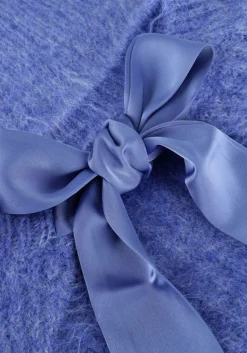 CO'COUTURE e trui coralie bow rib knit blauw Clearance