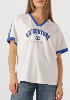 CO'COUTURE e t-shirt siaracc oversize sporty v-tee blauw Best