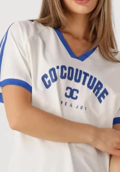 CO'COUTURE e t-shirt siaracc oversize sporty v-tee blauw Best