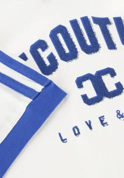 CO'COUTURE e t-shirt siaracc oversize sporty v-tee blauw Best