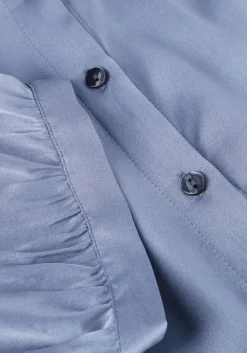 DANTE6 e blouses vaila silk scarf bow blouse blauw New