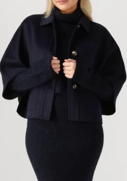 DANTE6 blauwe trui yuria turtle neck sweater donkerblauw Sale