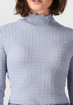 DANTE6 e trui zane structured layering top blauw