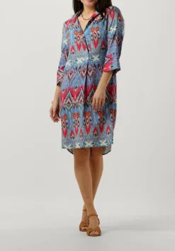 DEA KUDIBAL e mini jurk kamille blauw