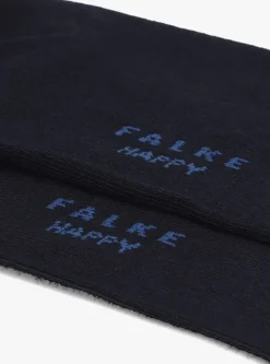 FALKE e sokken happy 2p blauw Outlet