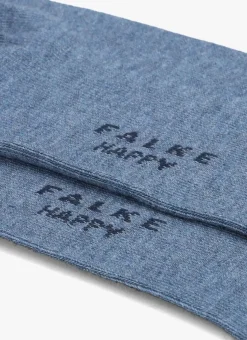 FALKE e sokken happy 2p blauw Clearance