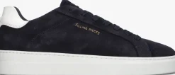 FILLING PIECES e lage sneakers tiebreak suede blauw Best