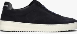 FILLING PIECES e lage sneakers lop top sue blauw Clearance
