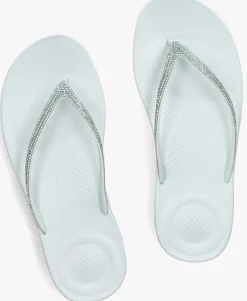 FITFLOP e teenslippers iqushion sparkle blauw Outlet