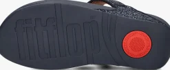 FITFLOP e teenslippers lulu glitter toe-post blauw Clearance