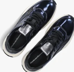 FLORIS VAN BOMMEL e lage sneakers sfw-10138 suvi blauw