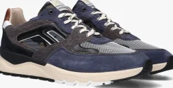 FLORIS VAN BOMMEL e lage sneakers sfm-10154 de treener blauw Clearance