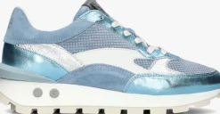 FLORIS VAN BOMMEL e lage sneakers sfw-10098 blokki blauw New