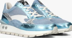 FLORIS VAN BOMMEL e lage sneakers sfw-10098 blokki blauw New