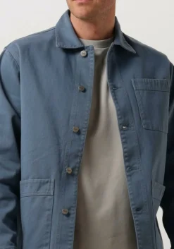 FORÉT e forét overshirt heyday overshirt blauw Best