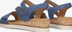 GABOR e sandalen met hak 754.2 blauw