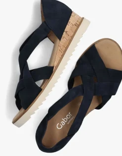 GABOR e sandalen met hak 782 blauw New
