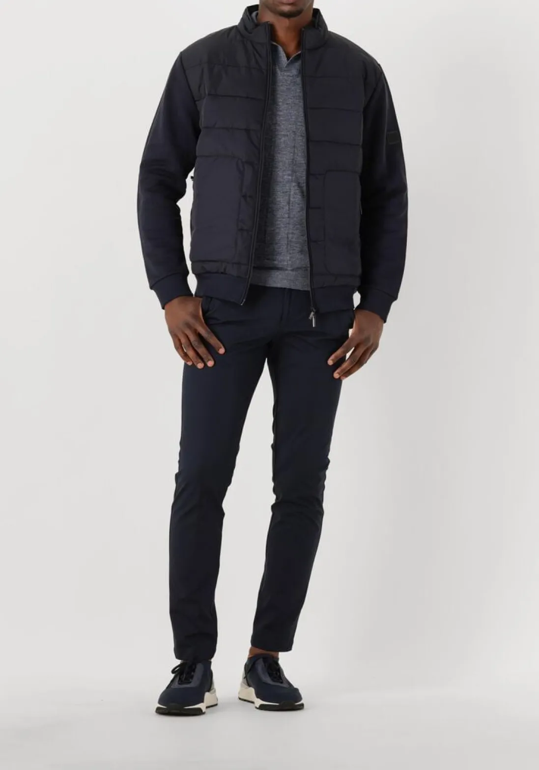 GENTILUOMO e polo polo no button ss k2020-275 blauw Outlet