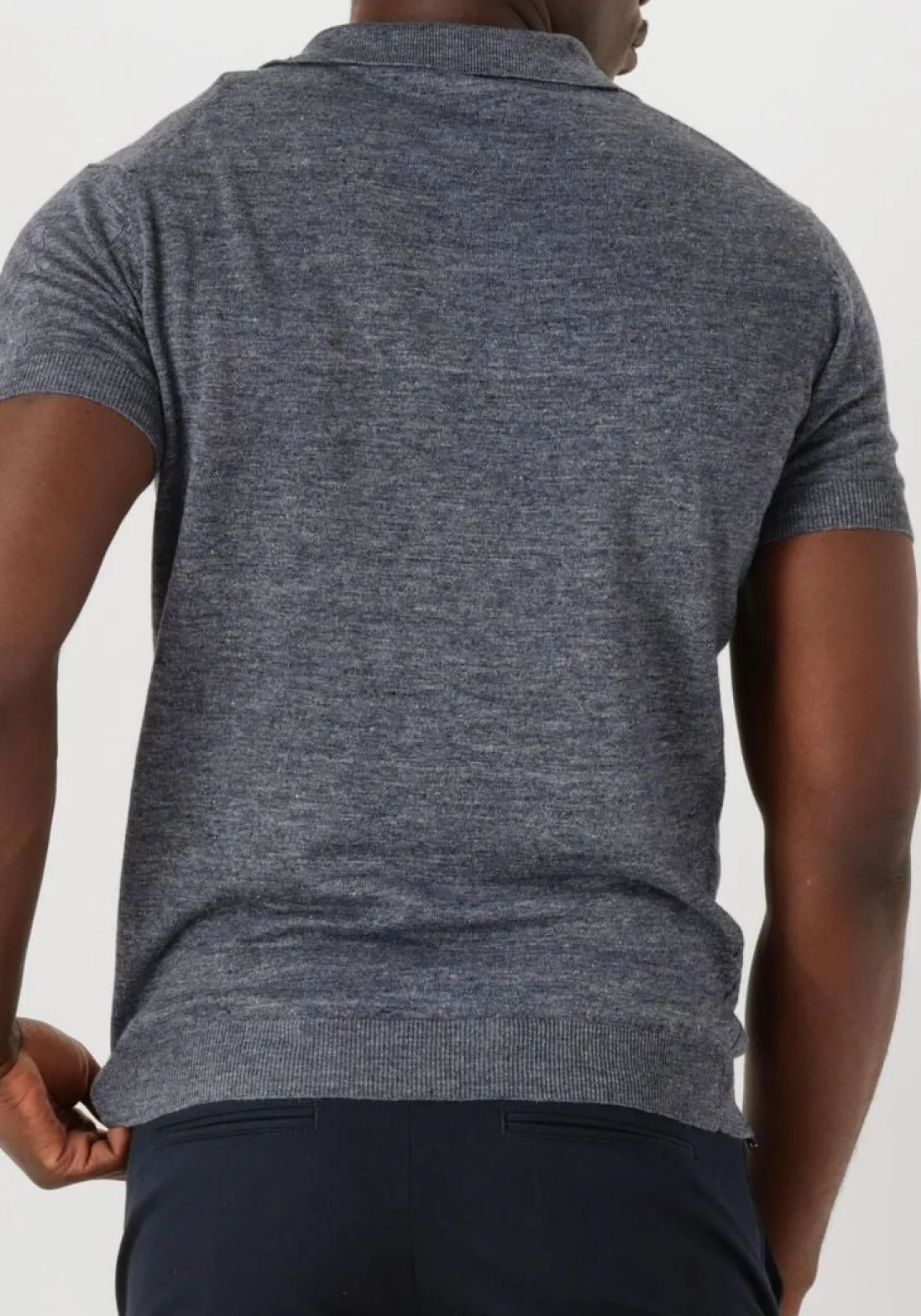 GENTILUOMO e polo polo no button ss k2020-275 blauw Outlet