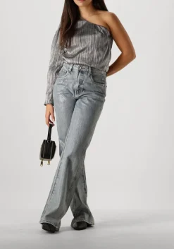 GESTUZ e straight leg jeans coatygz hw straight jeans blauw Sale