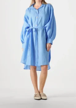 GREEK ARCHAIC KORI e midi jurk 130463 blauw Best