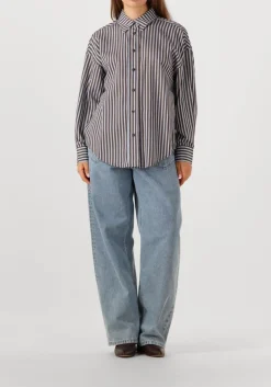 HAUTE L'AMITIÉ e haute l'amitié wide jeans flip waist pocket tall jeans blauw New