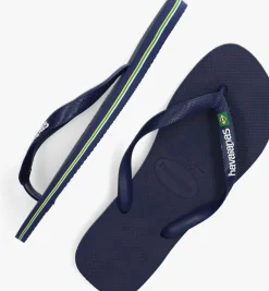 HAVAIANAS e teenslippers brasil logo blauw