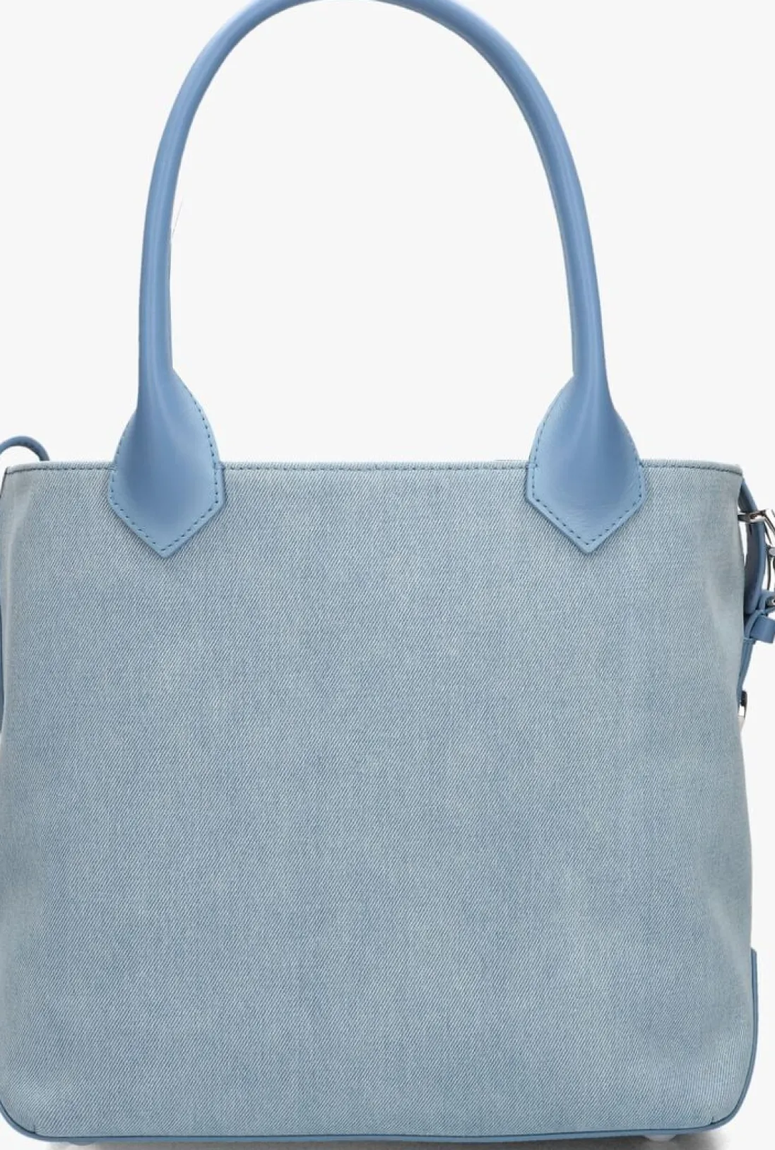 HOGAN e handtas script media embossed blauw Sale