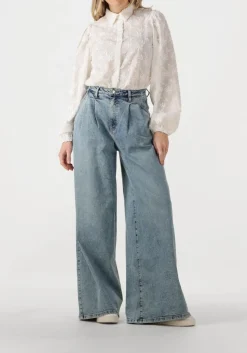 JANICE e wijde broek dollar blauw Clearance