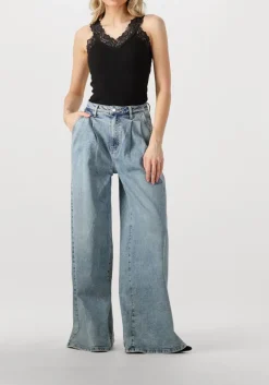 JANICE e wijde broek dollar blauw Clearance