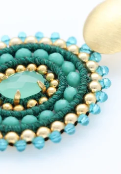 LOTT. GIOIELLI e sieraad ce si filled oval 3 rings w/ stone m blauw Discount