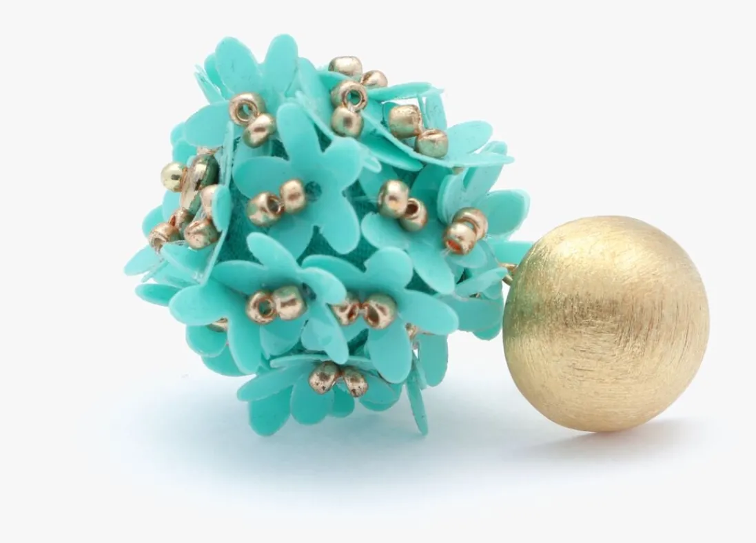 LOTT. GIOIELLI e sieraad sq sequin flower globe s blauw Sale